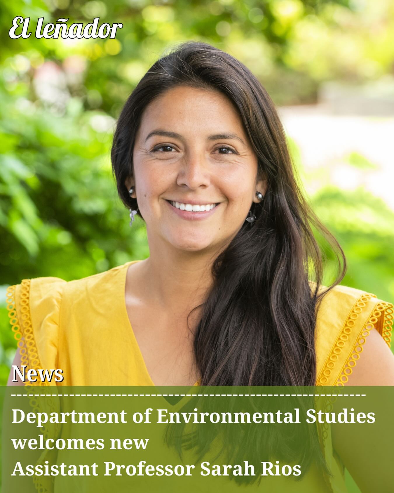 Professor Sarah Rios has joined Cal Poly Humboldt’s Department of Environmental Studies this fall. Since her move to Humboldt in August, Rios has enjoyed being back in her home state after teaching at the University of Wisconsin-Madison for several years.

Growing up in the Salinas Valley, Rios described the pull to environmental and health justice as interruptions and reflections throughout life that guided her. Rios explained that having family members who are farmworkers added perspective and layers to her work. 

Joining her grandmother harvesting strawberries and other crops, Rios quickly learned about exposure to pesticides and harmful chemicals when she was told to stop eating the fruit. 

“I kind of carried those lessons that we had to work in these places, that there’s nutritious food that is also the most toxic food,” Rios said. 

With these experiences from childhood, Rios continued to foster a curiosity about the disproportionate ways communities experience environmental and health injustice, and racism.

Story by Julia Rants
Photo courtesy of Cal Poly Humboldt Marketing and Communications 

For the full story click the link in our bio.
#ellenadornews #humboldt #humboldtcounty #humboldtstate #CalPolyHumboldt #CPHumboldt #Accesshumboldt