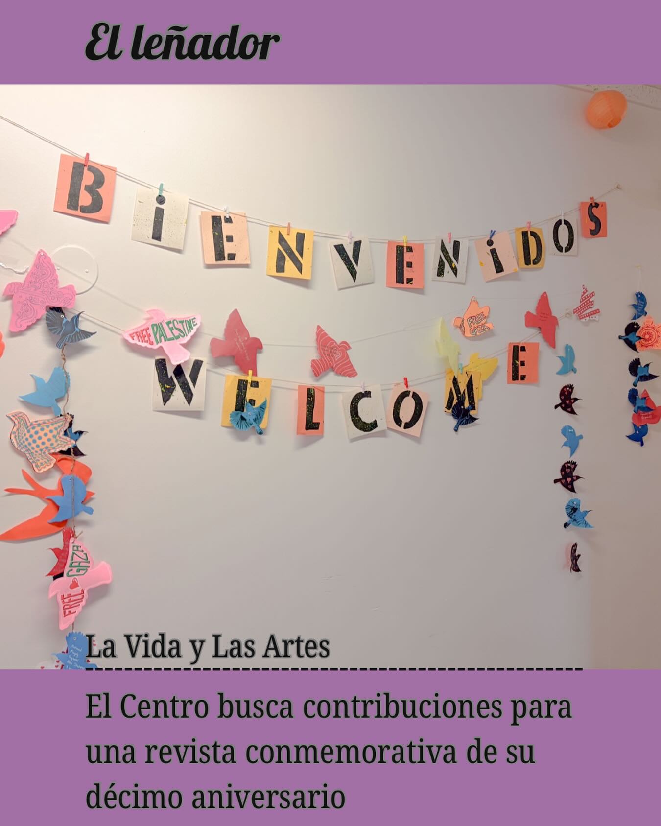 El Centro Académico Cultural de Humboldt,  ubicado en el campus, está en el proceso  de crear una revista llamada “Decade  of El Centro”. Esta revista contendrá  documentación de los últimos 10 años de  la historia de El Centro para las futuras  generaciones. 

La revista destacará los orígenes de la  presencia latine en el condado de Humboldt y en  Cal Poly Humboldt. El proyecto también celebra  los primeros 10 años de defensa y creación de un  espacio abierto para la comunidad latine.  

El centro comenzará aceptando propuestas  a partir del 2 de feb. y el plazo finalizará el 1 de  marzo. Las preguntas o ideas pueden enviarse  a lcae@humboldt.edu, donde también están  buscando participantes que serán entrevistados  sobre sus experiencias con El Centro.

Historia por Alba Galvan
Fotos por Alba Galvan

Para ver la historia completa, haga clic en el enlace de nuestra biografía.

#ellenadornews #condadodehumboldt #noticiasdehumboldt  #CPHumboldt #Accesshumboldt