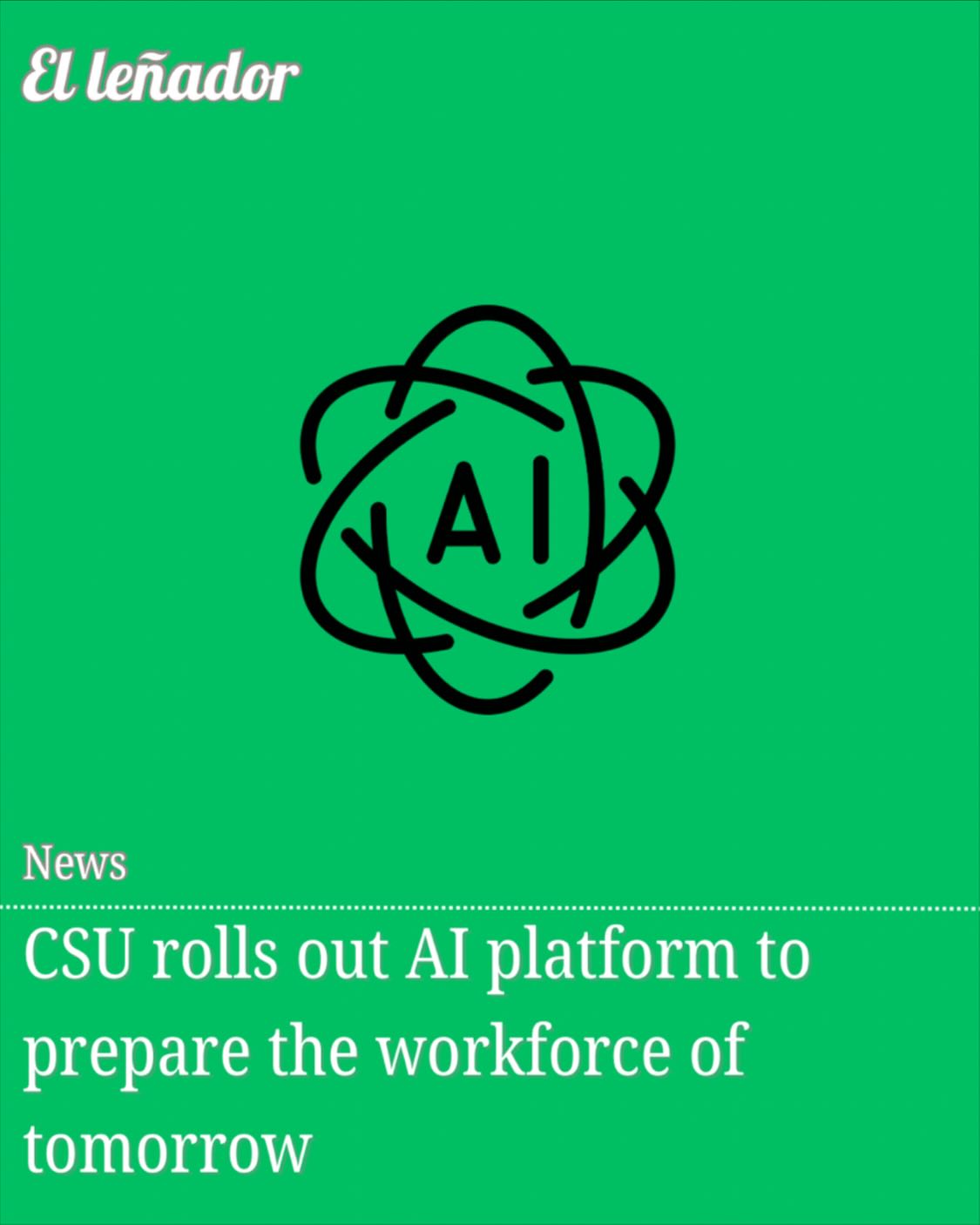 As artificial intelligence is rising, various institutions are beginning to integrate AI into their operations and education. The California State University Chancellor’s Office announced last February its plan to enhance student education using AI across all campuses. 

AI in education has sparked discussion for credibility, academic dishonesty and bias among other things. Until recently, AI was subject to debate in the academic space, but as of early this year, it was announced that CSUs would adopt AI as a tool. 

Written by Ryan Diaz
Photo by Ben Hernandez and graphic by Ryan Diaz

For the full story click the link in our bio.

#ellenadornews #humboldt #humboldtcounty #humboldtstate #CalPolyHumboldt #CPHumboldt #Accesshumboldt