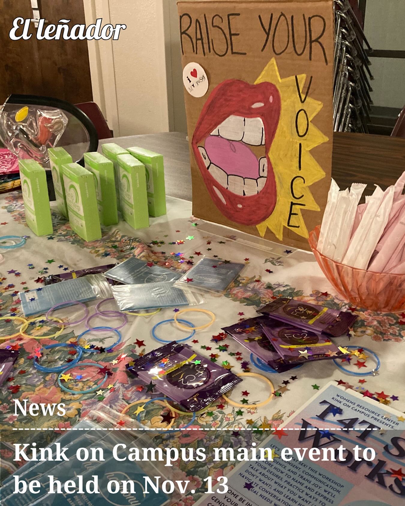 On Nov. 6, the Women’s Resource Center (WRC) hosted their second event to begin Kink on Campus, a series of events dedicated to discussions and resources about sexual health. Levia Love, genital skincare specialist and owner and operator of the Bling Brow Bar, came to talk about how to prepare your body for intimacy as part of the Kink on Campus pre-events. Kink on Campus is an annual event hosted by the WRC to educate the community on more consensual safe kinks involving sexual pleasures.

This year the main event will take place on Nov. 13 at 5:30-8:30 p.m. in the Kate Buchanan Room inside the Gutswurrak Student Activities Center. At 6:00 p.m. there will be a Bingo game that will give participants the opportunity to win raffle tickets for sex toys, a bike and other prices. At 6:15 p.m. burlesque dancers, jugglers and others will perform. At 6:45 p.m. the main Drag show will begin and food will arrive at 7:30 p.m. The announcement for the prices will take place at 8:00 p.m.

Namixtu’lú Esteva, a senior child development major, was the main organizer for the event and the Environmental Educator for the WRC. Esteva said she had been to a talk by Levia in her freshman year and decided to bring her back for Kink on Campus this year. 

“Having these events and being able to bring people who understand and see the world through a collective upbringing. For example, Levia’s experience with intimacy was definitely reflected in the attendees, so having someone that you can see yourself in, combats a dominant narrative [around sex, intimacy and consent],” Esteva said.

Story and photo by Gina Muñoz
For the full story click the link in our bio.

#ellenadornews #humboldt #humboldtcounty #humboldtstate #CalPolyHumboldt #CPHumboldt #Accesshumboldt