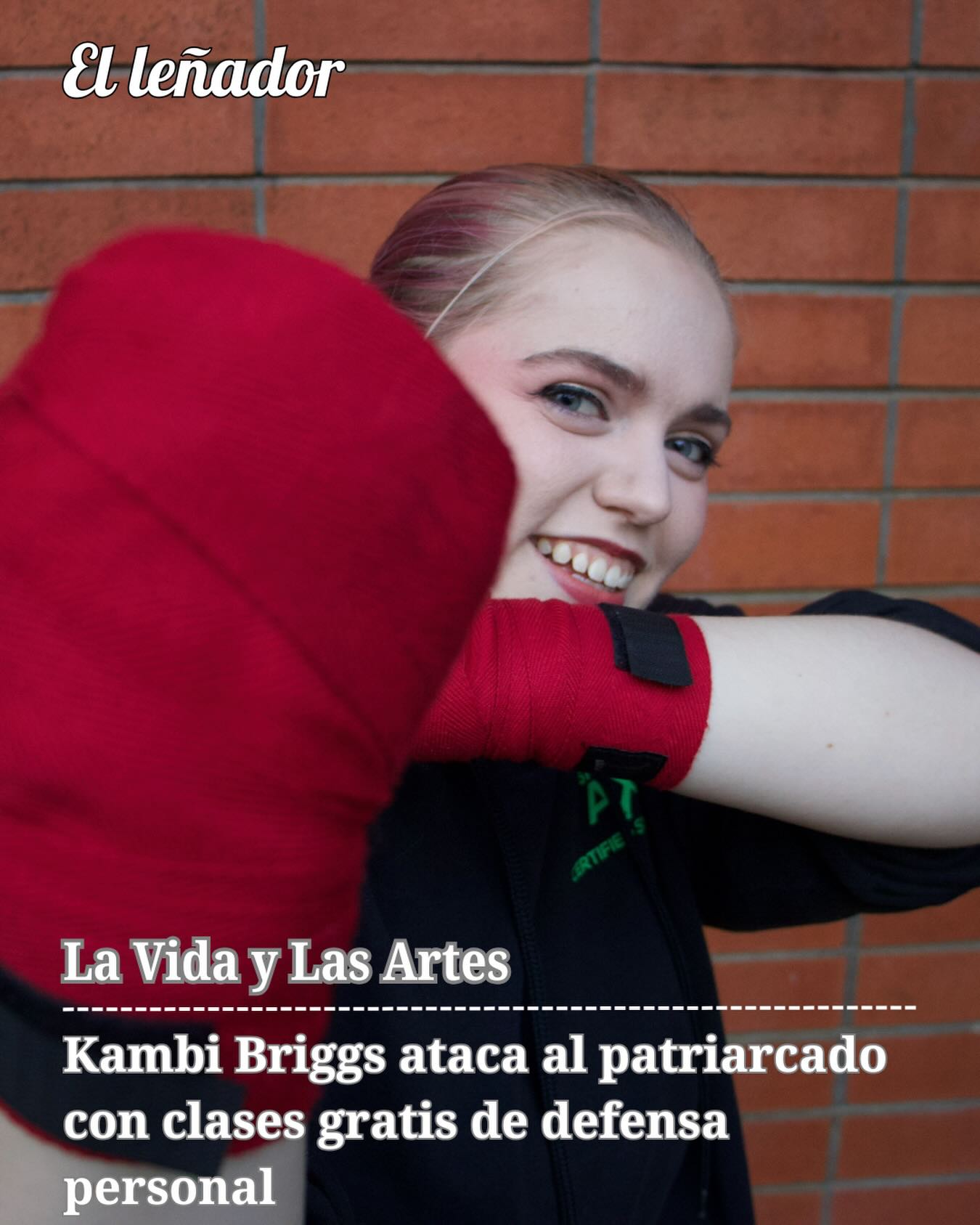 A los cuatro años, Kambi Briggs sintió una gran pasión por los deportes de combate y desde entonces no ha mirado atrás. Si bien pasa buena parte de su tiempo trabajando como directora en el Minor Theatre, dedica la mayor parte de su tiempo libre a enseñar y practicar defensa personal. Desde abril del año pasado, Briggs ofrece clases semanales gratis de defensa personal en el gimnasio Liberty Fitness de Eureka. 

By Alexis Sarmiento 
Foto por Alexis Sarmiento 

Para ver la historia completa, haga clic en el enlace de nuestra biografía.

#ellenadornews #condadodehumboldt #noticiasdehumboldt  #CPHumboldt #Accesshumboldt