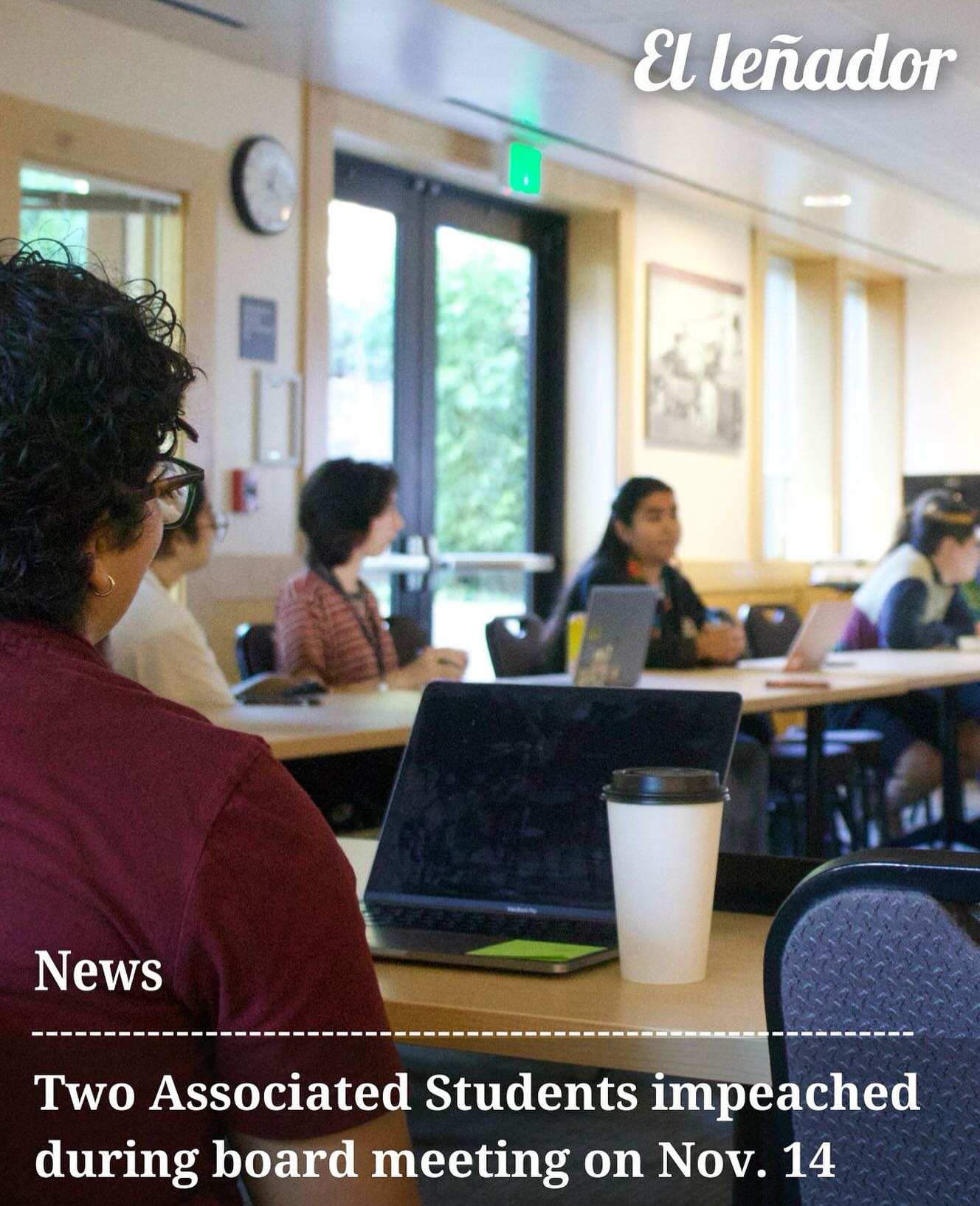 On Nov. 14, at 2 p.m., two members of Associated Students (A.S.) were impeached by the Associated Students Board of Directors during their bi-weekly board meeting.

During the new business, the A.S. Board of Directors reviewed and voted upon the impeachment of Anna Martinez, the Officer of Social Justice, Equity, and Inclusion and Mary Angelie Mangubat, the Officer of External Affairs.

Executive Vice President Ayan Cabot led the impeachment process after 1/3 of the A.S. board called for the impeachments. Cabot states that the impeachment went forward due to a breach in A.S. policies by the two officers. 

Mangubat and Martinez argued that their impeachment was in retaliation against speaking out about pay for subcommittee members and equal pay for all board members. 

CLARIFICATION/UPDATE: This story was updated on Nov. 19 at 5:47 p.m., to clarify the impeachment process and provide information about Mangubat and Martinez’s claims regarding their impeachment.

For the full story click the link in the comments.

*This is a developing story*

Story and photo by Pamela Hernandez 

#ellenadornews #humboldt #humboldtcounty #humboldtstate #CalPolyHumboldt #CPHumboldt #Accesshumboldt