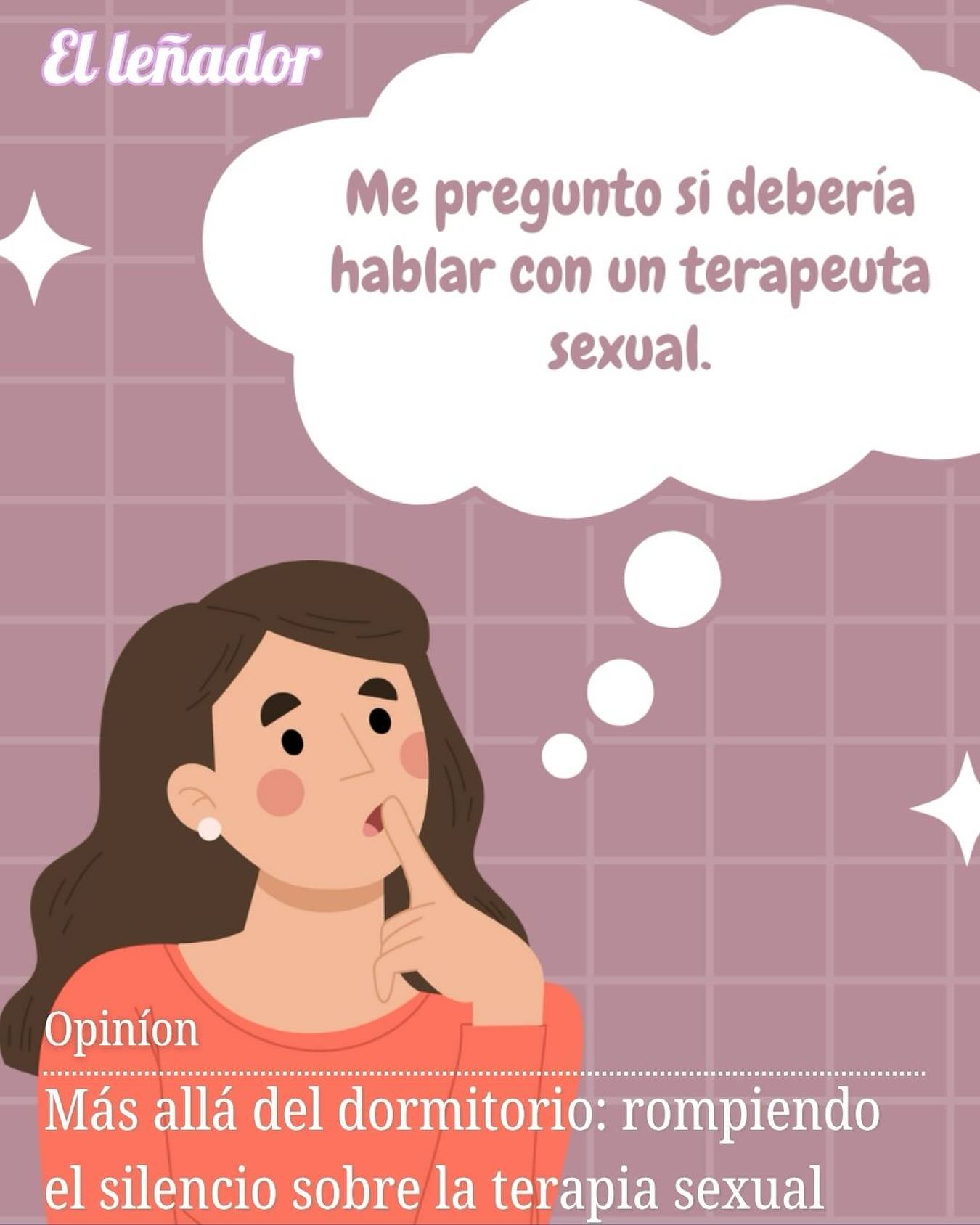A puerta cerrada, susurramos sobre orgasmos, masturbación, límites y vergüenza, sin estar seguros de a dónde acudir. La terapia sexual ofrece una solución radical pero simple: un espacio seguro para hablar.

Cassandra E. Rustvold, terapeuta sexual certificada por AASECT y practicante de Experiencia Somática en el condado de Humboldt, describe quién podría beneficiarse de la terapia sexual.

“La terapia sexual beneficia a personas que exploran su orientación o identidad de género, aquellas con desafíos relacionados con el deseo o el trauma, y a parejas que navegan la infidelidad o el poliamor”, dijo Rustvold. “La sexualidad es más amplia que los actos: se trata de cómo experimentamos y nos expresamos”.

Stephanie Murillo, estudiante de último año en CPH y aspirante terapeuta sexual, está llevando la conversación directamente al estudiantado. Como estudiante de Raza Crítica, Género y Estudios de Sexualidad, Murillo dijo que está motivada a crear espacios donde las personas puedan reclamar sus propios cuerpos.

“El placer es un derecho humano y todos merecemos permitir que la alegría entre en nuestras vidas sin miedo al juicio o a la vergüenza”, dijo Murillo.

Historia y grafíca por Jessica de Laguna

Para ver la historia completa, haga clic en el enlace de nuestra biografía.
#ellenadornews #condadodehumboldt #noticiasdehumboldt #CalPolyHumboldt #CPHumboldt #Accesshumboldt