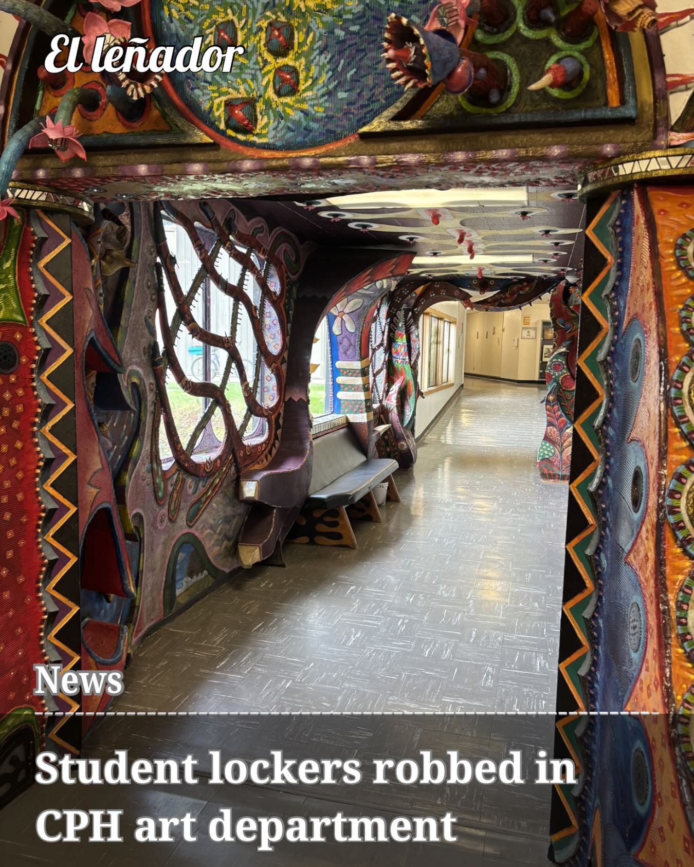 What started out as a normal day, led to several Cal Poly Humboldt art students finding their lockers bare. In Assistant Professor Eliseo Casiano’s Painting I, art materials ranging from paint brushes, film negatives and entire paint sets were stolen from various student lockers, throughout the department on Feb. 2, due to many of the lockers not being locked. 

By Mia Costales
Photo by Mia Costales

To read more, click the link in our bio. 

#Cphumboldt #robbery #artdepartment #elleñadornews #accesshumboldt