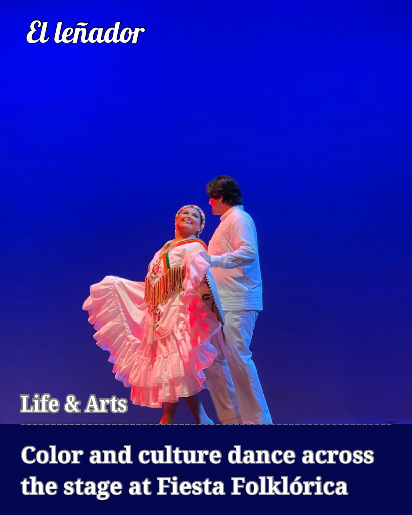 Vibrant dancers celebrated an array of cultures in a night filled with lively performances. Fiesta Folklorica is an annual celebration honoring Latine and Indigenous traditional dance. The Department of Dance, Music and Theatre hosted its 4th annual show at the John Van Duzer Theatre from Feb. 20-22. 

By Andrea Merezko 
Photo by Andrea Merezko 

To read to full story, click the link in our bio. 

#cphumboldt #accesshumboldt #folklórico #culturaldance #elleñadornews