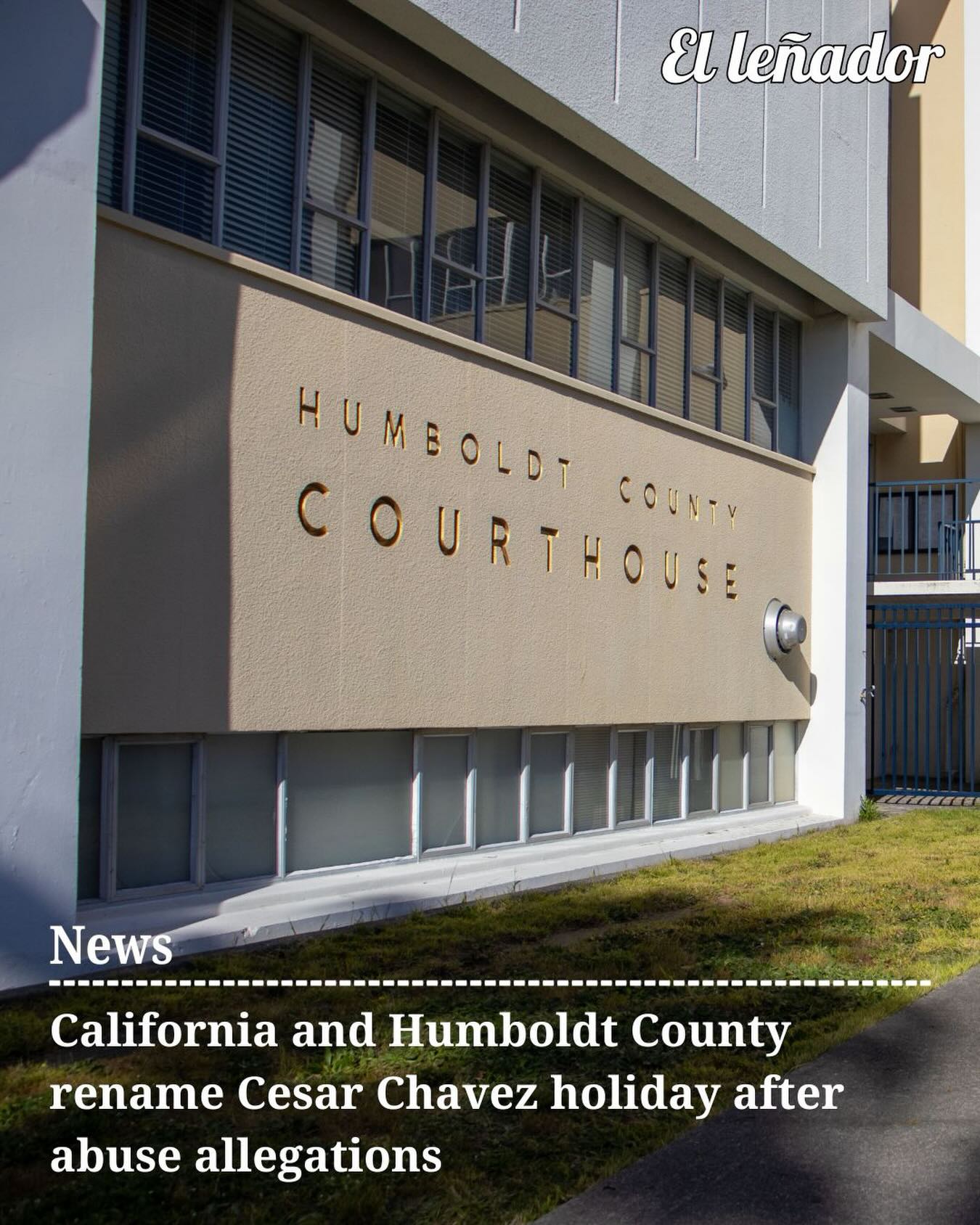 Governor Gavin Newsom signed a bill to rename Cesar Chavez Day to Farmworkers Day on March 26 after sexual abuse allegations. Lawmakers passed the legislation eight days after the allegations came to light. 

An investigation released by the New York Times on March 18 detailed years of alleged sexual abuse by Chavez against young women and Dolores Huerta, who co-founded the United Farm Workers union with Chavez.

The Humboldt County Board of Supervisors voted in favor 4-0 to rename the county holiday on March 24. Supervisor Natalie Arroyo proposed the name change. 

“The impetus behind this is moving the focus away from Cesar Chavez and having learned about his actions in the form of sexual assault and the allegations around that, the state [California Assembly] has moved forward to focusing on farmworkers and I think that makes perfect sense to center them,” Arroyo said during the Board of Supervisors meeting.

Story and photo by Noelle Doblado

For the full story click the link in our bio.
#ellenadornews #humboldt #humboldtcounty #humboldtstate #CalPolyHumboldt CPHumboldt Accesshumboldt