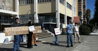 CPH student arrested, protestors gather at Humboldt County Courthouse